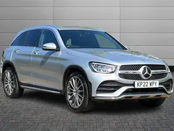 Silver Used 2022 Mercedes GLC300 AMG Line Premium Estate | £28,990 (Good price)