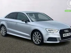 Silver Used 2018 Audi A3 Black Edition Sedan | £15,999 (Fair price)