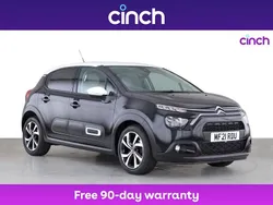 Black Used 2021 Citroën C3 PureTech Hatchback | £10,349 (Fair price)