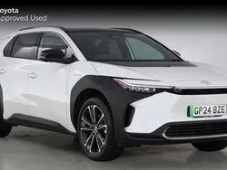 Platinum white pearl Used 2024 Toyota bZ4X Edition SUV | £30,490 (Fair price)