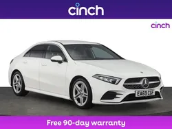 White Used 2019 Mercedes A180 AMG line Sedan | £16,599 (Fair price)