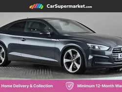 Grey Used 2019 Audi A5 Black Edition Coupe | £18,797 (Fair price)