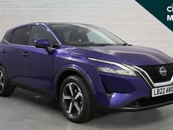 Blue Used 2022 Nissan Qashqai N-Connecta SUV | £20,603 (Fair price)