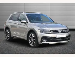 Tungsten silver Used 2019 VW Tiguan R-line SUV | £24,595 (Expensive)