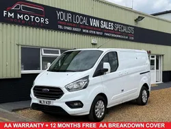 White Used 2021 Ford Transit Custom Limited Van | £17,800 (Fair price)