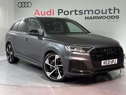 Grey Used 2021 Audi Q7 Black Edition SUV | £39,990 (Fair price)