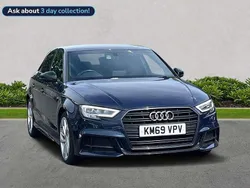 Blue Used 2019 Audi A3 Black Edition Sedan | £16,123 (Good price)