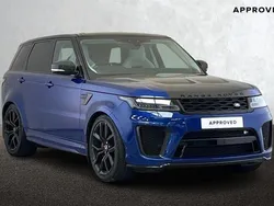 Estoril blue Used 2022 Land Rover Range Rover Sport SVR SUV | £59,990 (Expensive)