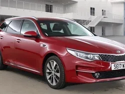 Red Used 2017 Kia Optima 3 Estate | £7,795 (Fair price)