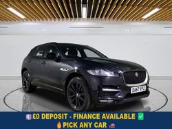 Black Used 2017 Jaguar F-Pace R-Sport SUV | £14,449 (Fair price)