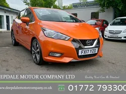 Orange Used 2017 Nissan Micra Tekna Hatchback | £7,490 (Fair price)