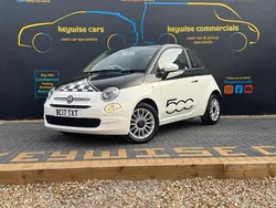 White Used 2017 Fiat 500 Pop Star Hatchback | £6,490 (Fair price)