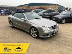 Silver Used 2006 Mercedes CLK350 Cabriolet | £4,757
