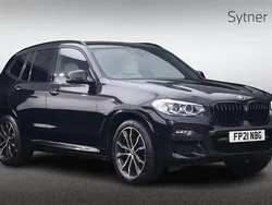 Black Used 2021 BMW X3 M Sport SUV | £32,500 (Fair price)