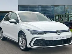 Pure white Used 2024 VW Golf VIII GTE Hatchback | £27,406 (A bit pricey)