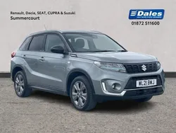 Two tone metallic galactic grey/cosmic black pea Used 2021 Suzuki Vitara SZ-T SUV | £16,750 (Fair price)