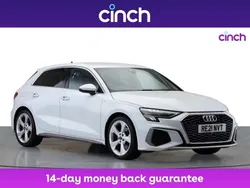 White Used 2021 Audi A3 S-Line Hatchback | £17,999 (Fair price)