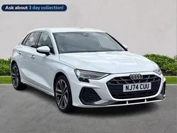 White Used 2024 Audi A3 S-Line Hatchback | £25,058 (Fair price)