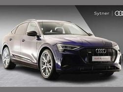 Blue Used 2022 Audi e-tron Sportback Black Edition SUV | £31,000 (Expensive)