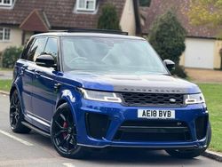 Blue Used 2018 Land Rover Range Rover Sport SVR SUV | £41,950 (Good price)