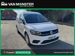 White Used 2018 VW Caddy Trendline MPV | £10,649 (A bit pricey)