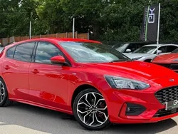 Red Used 2019 Ford Focus ST-Line X Hatchback | £13,995 (Fair price)