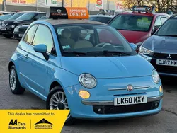 Blue Used 2021 Fiat 500C S Cabriolet | £5,975