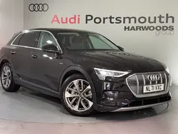 Black Used 2021 Audi e-tron Advanced SUV | £21,990 (Fair price)