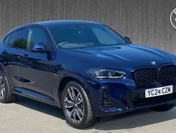 Blue Used 2024 BMW X4 M Sport SUV | £44,499 (Good price)