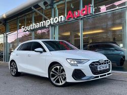 White Used 2025 Audi A3 S-Line Hatchback | £30,950 (Expensive)