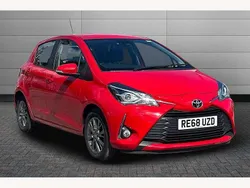 Red Used 2019 Toyota Yaris Hatchback | £9,251 (Fair price)