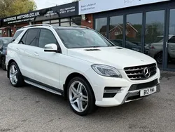 White Used 2015 Mercedes ML350 AMG line SUV | £18,995 (A bit pricey)