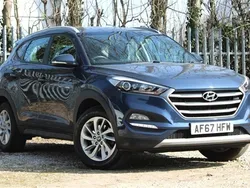 Blue Used 2017 Hyundai Tucson SE SUV | £8,495 (A bit pricey)