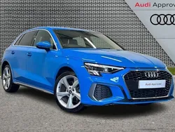 Blue Used 2021 Audi A3 e-tron S-Line Hatchback | £21,495 (Fair price)