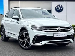 White Used 2021 VW Tiguan R-line SUV | £23,990 (Fair price)