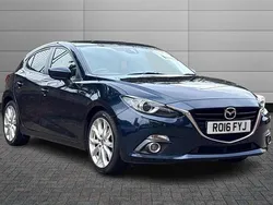 Deep crystal blue Used 2016 Mazda 3 Inclusive Hatchback | £7,695 (Fair price)