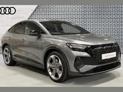 Grey Used 2025 Audi Q4 Sportback e-tron Black Edition SUV | £39,327 (Fair price)