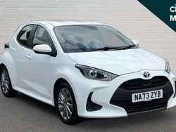 White Used 2023 Toyota Yaris Hybrid Hatchback | £16,794 (Good price)