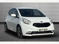 White Used 2017 Kia Venga 3 Hatchback | £9,490 (Fair price)