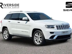 Bright white Used 2017 Jeep Grand Cherokee Summit SUV | £18,490 (Fair price)