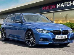 Blue Used 2018 BMW 320 M Sport Estate | £20,299 (Fair price)
