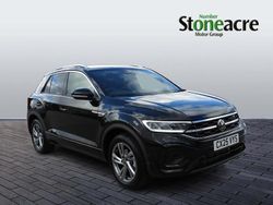 Black Used 2025 VW T-Roc R-line SUV | £26,995 (Fair price)