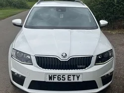 White Used 2015 Skoda Octavia vRS Estate | £8,799 (Fair price)