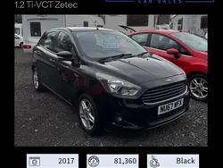 Black Used 2017 Ford Ka Plus Zetec Hatchback | £4,499 (Good price)