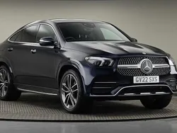 Blue Used 2022 Mercedes GLE350 AMG line Coupe | £51,750 (A bit pricey)