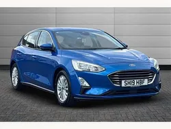 Blue Used 2019 Ford Focus Titanium Hatchback | £12,391 (Fair price)