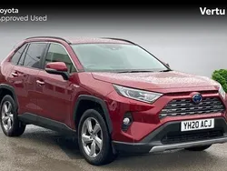 Red Used 2020 Toyota RAV4 Hybrid SUV | £28,068 (Fair price)