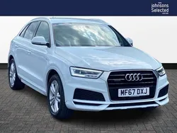 White Used 2017 Audi Q3 S-Line SUV | £16,900 (Fair price)