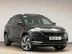 Black Used 2024 Skoda Karoq SportLine SUV | £27,498 (A bit pricey)