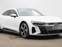 White Used 2021 Audi e-tron GT quattro Comfort Sedan | £40,450 (Fair price)